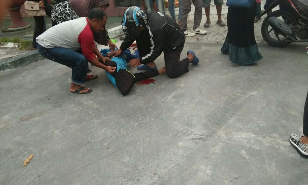 Kaget, Pengendara Ini Tewas Lakatunggal