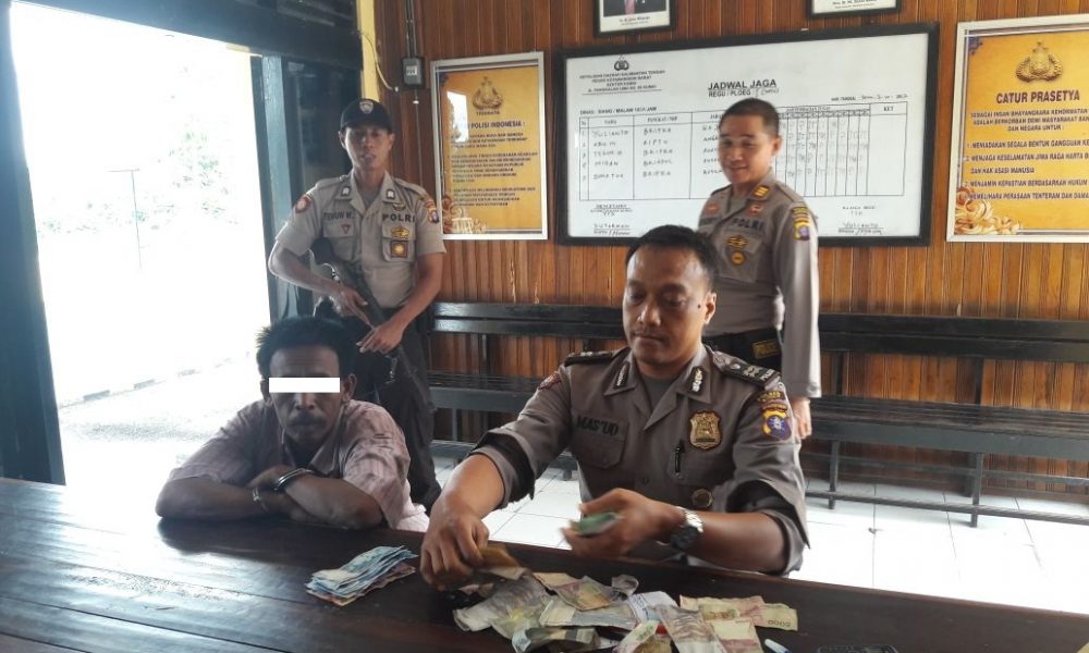 Polsek Kumai Ringkus Bandar Togel