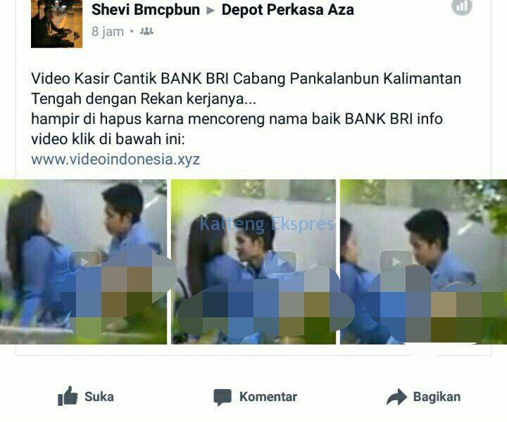Heboh! Beredar Link Video Mesum Disebut Karyawan BRI Pangkalan Bun