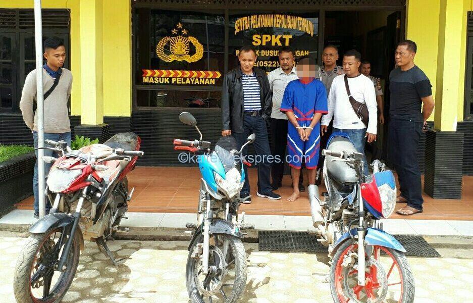 Polres Bartim Ringkus Komplotan Curanmor Lintas Provinsi
