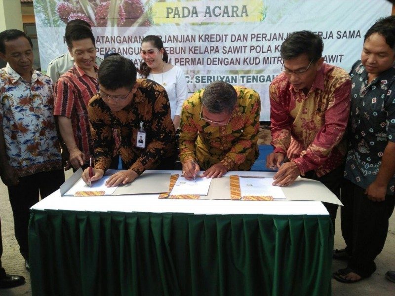 Bangun Pola Kemitraan Plasma, PT BJAP Tandatangani MoU dengan Masyarakat Seruyan Tengah