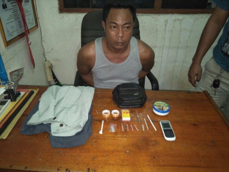 Duh!! Pelaku Penadah Ranmor Ini Ternyata Juga Bandar Sabu