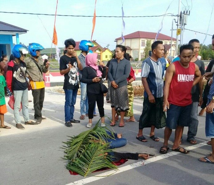 Tragis, Ditabrak Lari Truk, Warga Kotim Tewas Mengenaskan Dengan Kepala Pecah