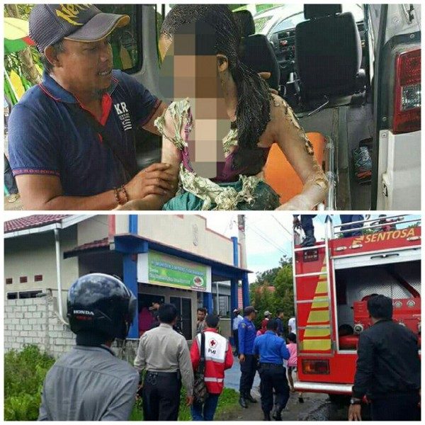 Bocor Gas, Warung Nasi Kuning Simpang 3 Nyaris Membara, Satu Korban Luka Bakar
