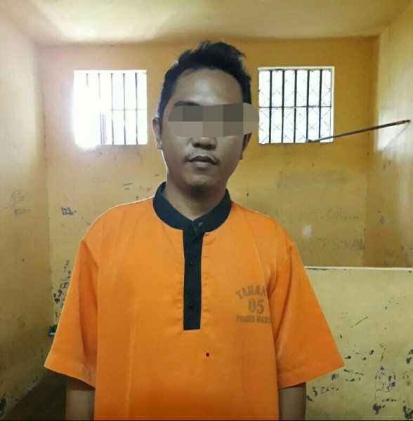 Sadis!! Tebas Tangan Warga, Honorer di Barsel Diringkus Polisi