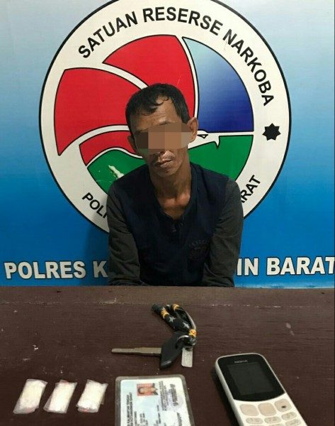Simpan 3,07 Gram Sabu, Warga Pangkut Diringkus Polisi