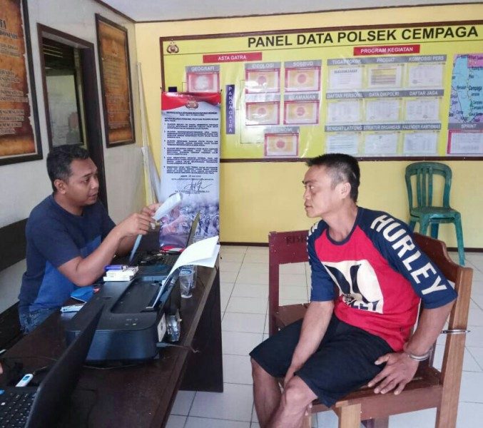 Sering Malak Warga, Preman Kampung di Cempaga Ditangkap Polisi