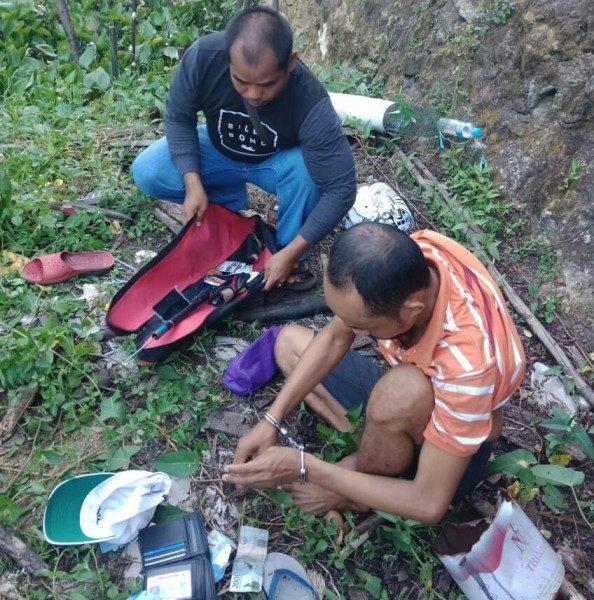 Modus Mancing Ikan, Warga Buntok Diringkus Polisi Saat Hendak Transaksi Sabu