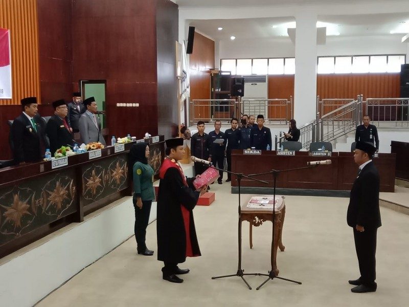 H Mariyanto Resmi Jabat Waket II DPRD Mura