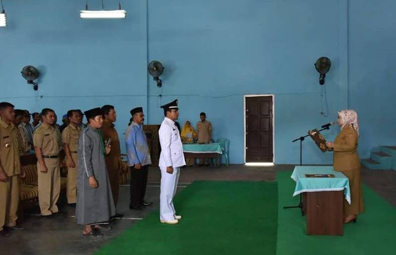Bupati Lantik Pj Kades Karang Mulya