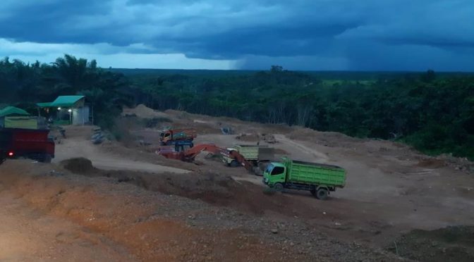 Aktivitas Galian C PT Agro Karya Prima Diduga Tak Berizin