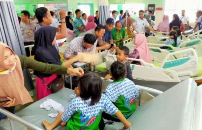 IST- Para korban saat mendapat perawatan di RSUD Murjani Sampit Kamis (20/2/2020). 