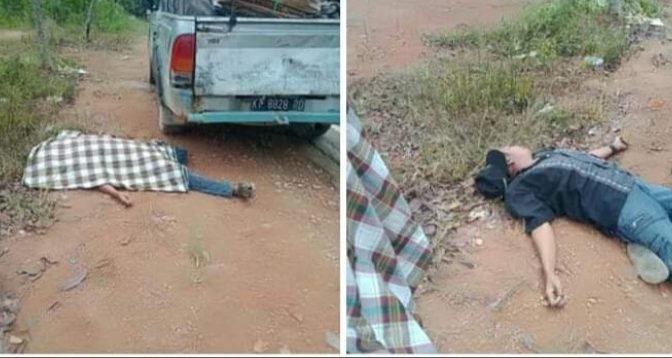 Geger, Warga Temukan Mayat Tergeletak Tepi Jalan Trans Kalimantan