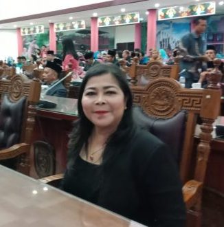 Ketua Komisi B DPRD Kota Palangka Raya Nanie A Lambung. 