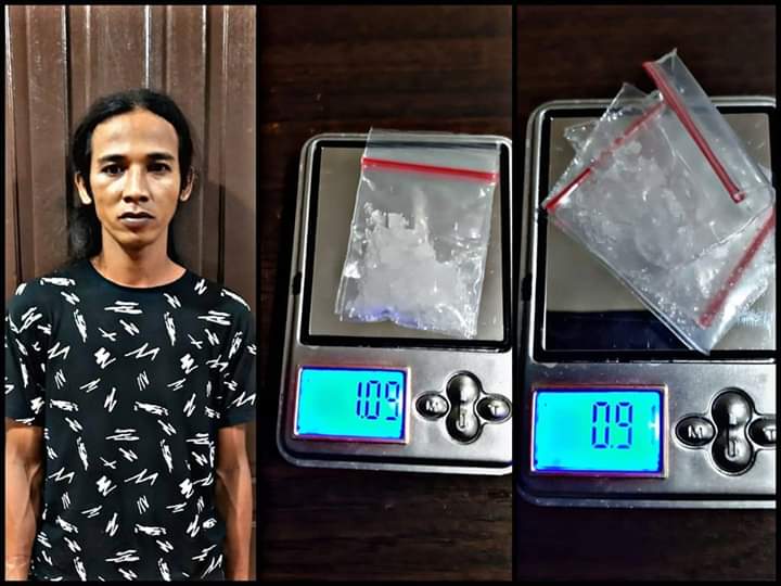Simpan 2 Gram Sabu Pria Gondrong Dibekuk Polisi