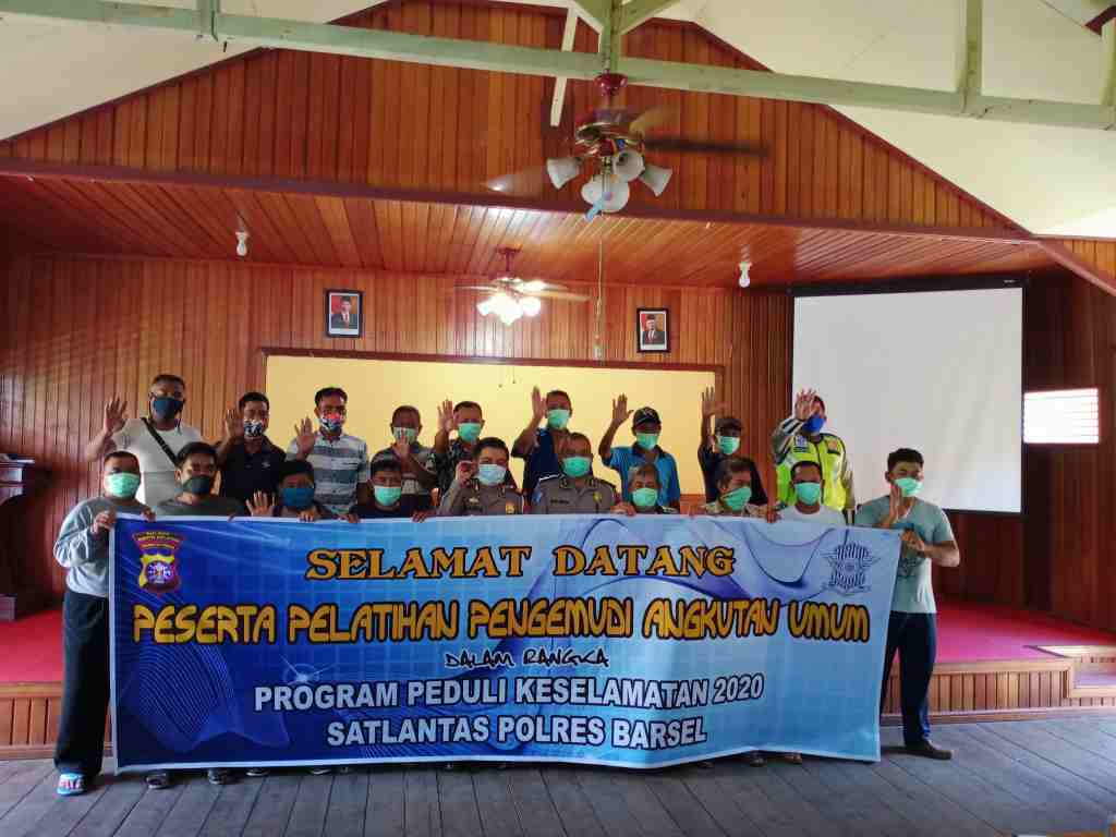 Polres Barsel Gelar Pelatihan Pengemudi Angkatan Umum