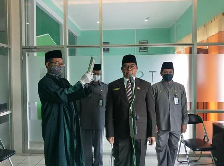 Khairil Anwar dilantik jadi Kemenag Baru Katingan. Foto : MI