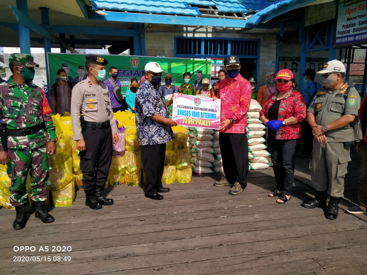 Wabup Sunardi Serahkan Bantuan PKD di Katingan Kuala dan Mendawai