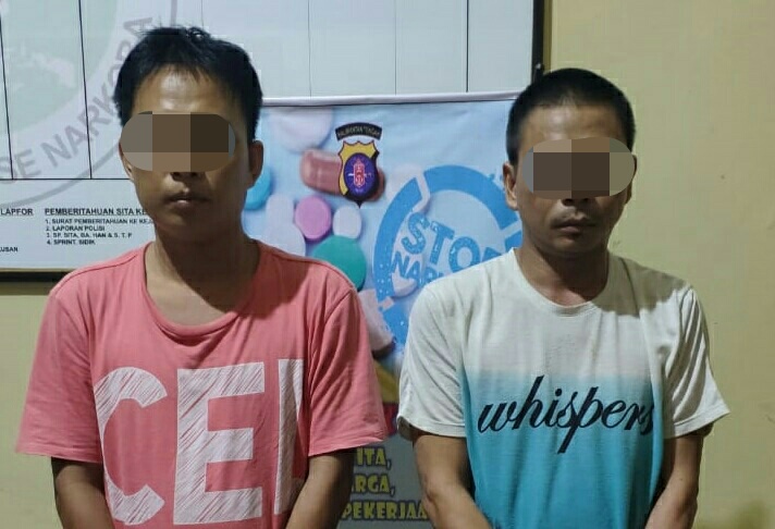 Dua Pengedar 15 Paket Sabu Dibekuk Polres Katingan