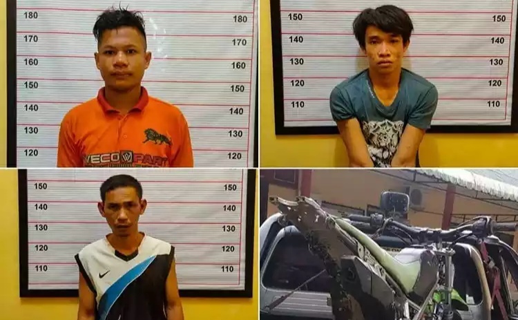 Komplotan Tiga Pelaku Curanmor Dibekuk Polisi