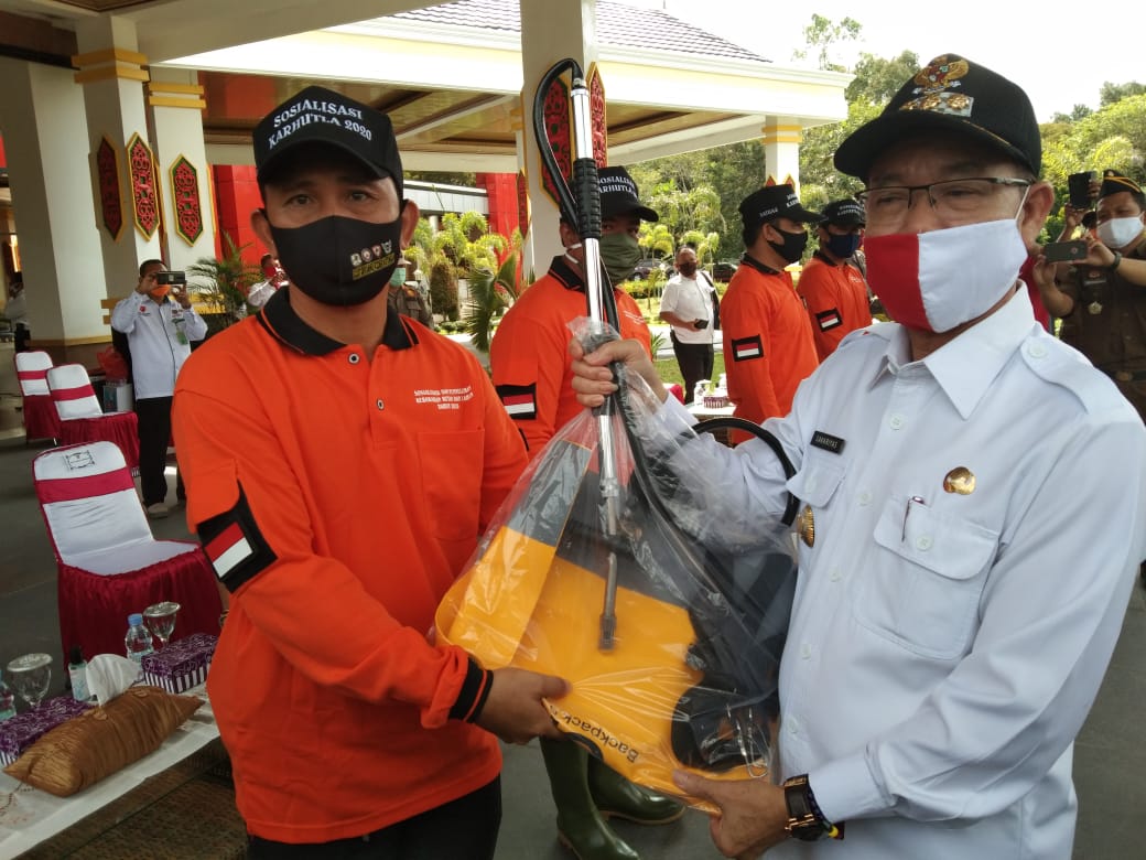 Bupati Pimpil Apel Gelar Pasukan Aman Nusa II