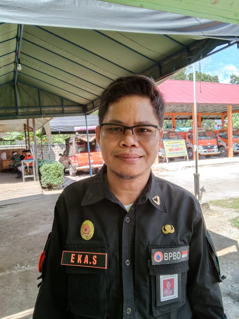 Ketua Pelaksana, Kepala Sekretariat Gugus Tugas Percepatan Penanganan Covid-19 Katingan, Eka Suryadilaga. Foto : MI