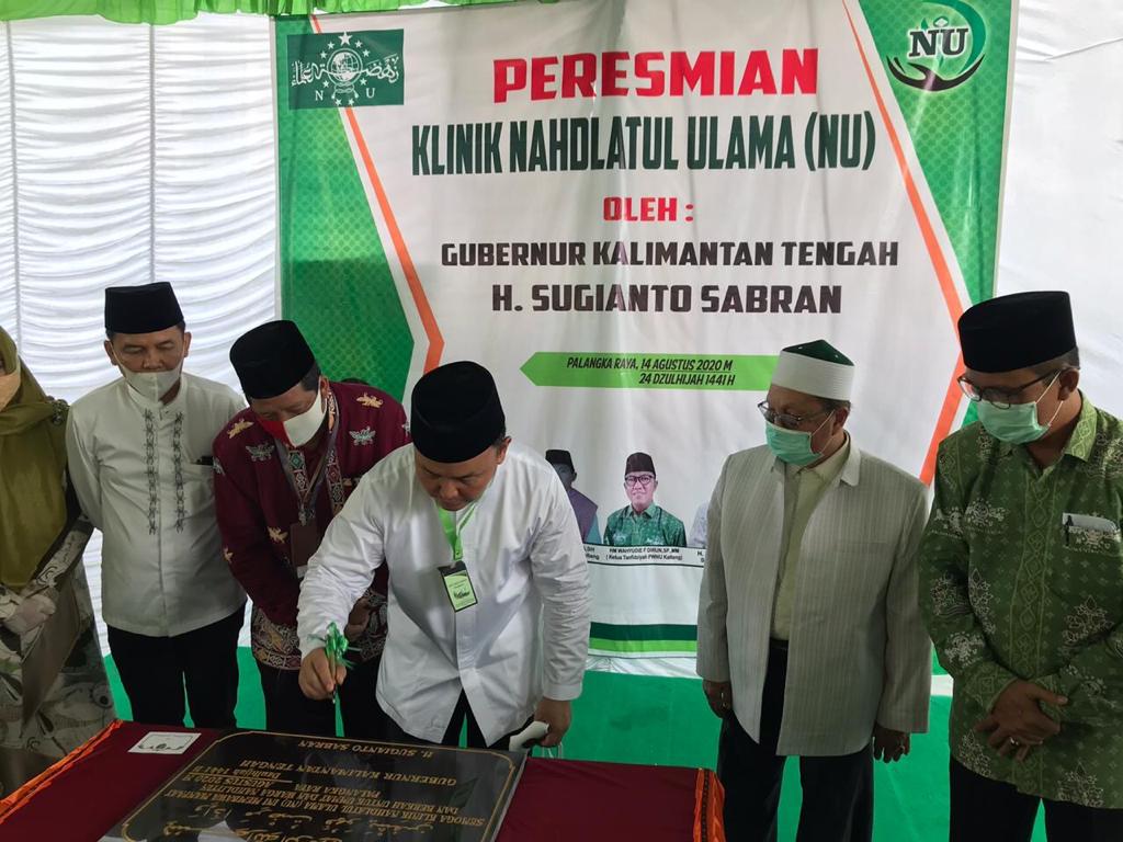 Gubernur Kalteng Resmikan Klinik NU Kota Palangka Raya