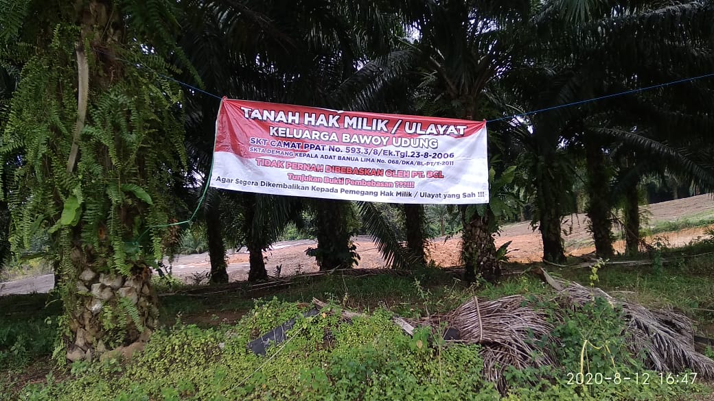 Keluarga Bawoy Udung Pertanyakan Status Tanah HGU PT BCL