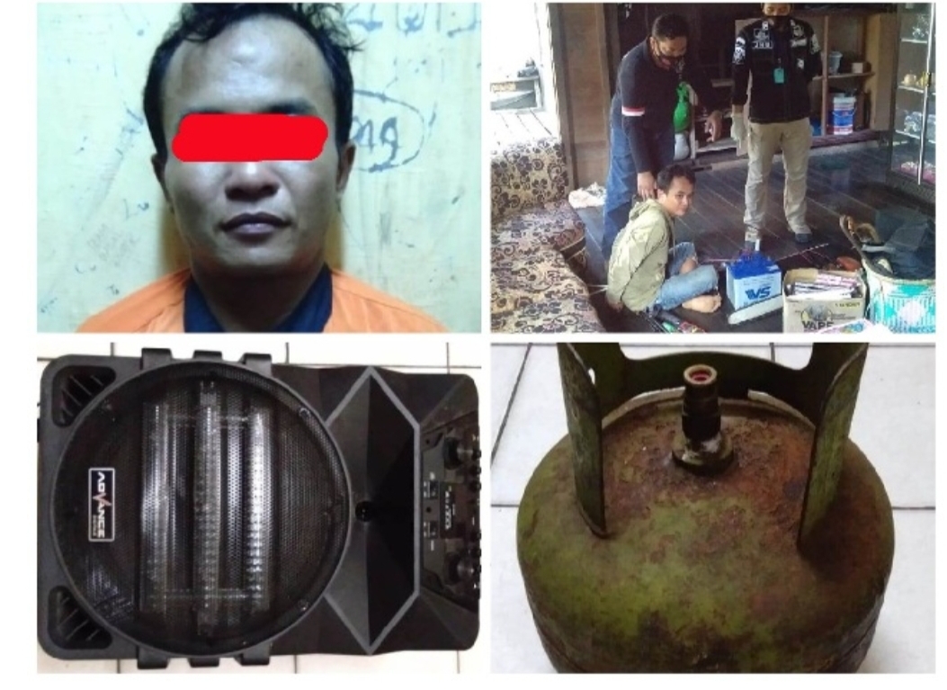 Polsek Dusel Bekuk Spesialis Pencuri Rumah Kosong