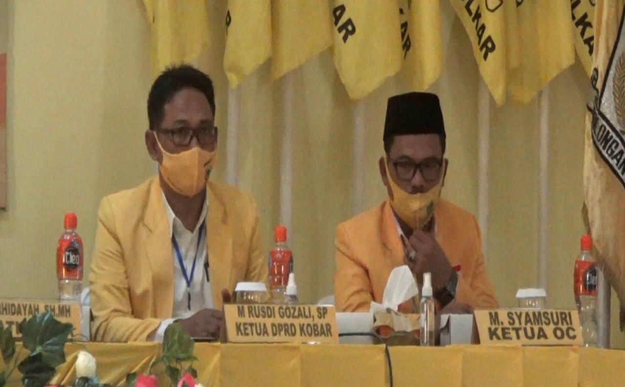 Ketua Dewan Apresiasi Terpilihnya Ketua DPD Golkar Kobar
