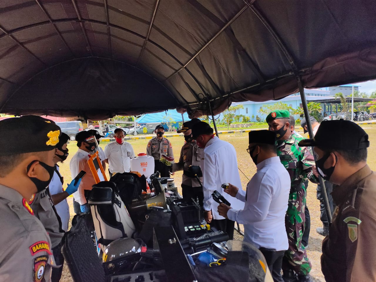 Kapolres Katingan Cek Kesiapan Sarpras Ops Mantap Praja Telabang 2020