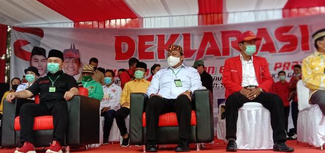 Deklarasi Pasangan Sugianto-Edy Dihadiri Ribuan Massa Pendukung