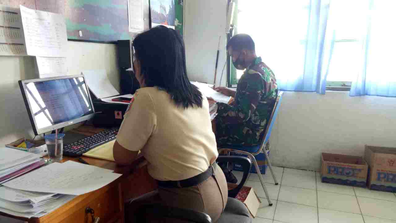 Kesibukan Staf Teritorial Kodim 1012/BTK Jelang Kunjungan Tim Wasev