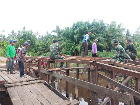 Kehadiran TMMD Solusi Pembangunan Jembatan yang Sudah 40 Tahun Tak Diperbaiki