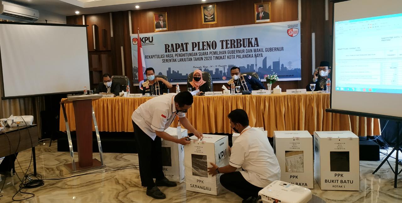KPU Kota Palangka Raya Gelar Pleno Terbuka