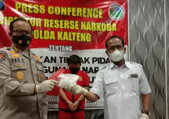 Kurir Sabu Lintas Provinsi Dibekuk Polda Kalteng