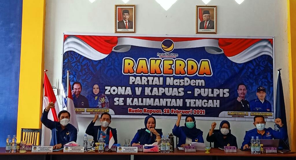 Jayadikarta Hadiri Rakerda Nasdem di Kapuas 