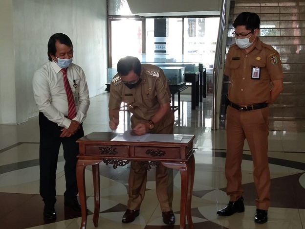 Bupati Katingan Teken MoU Kemitraan dengan Bank Kalteng