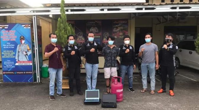 Pelaku Pembobol SDN-3 Kurun Diringkus Polisi