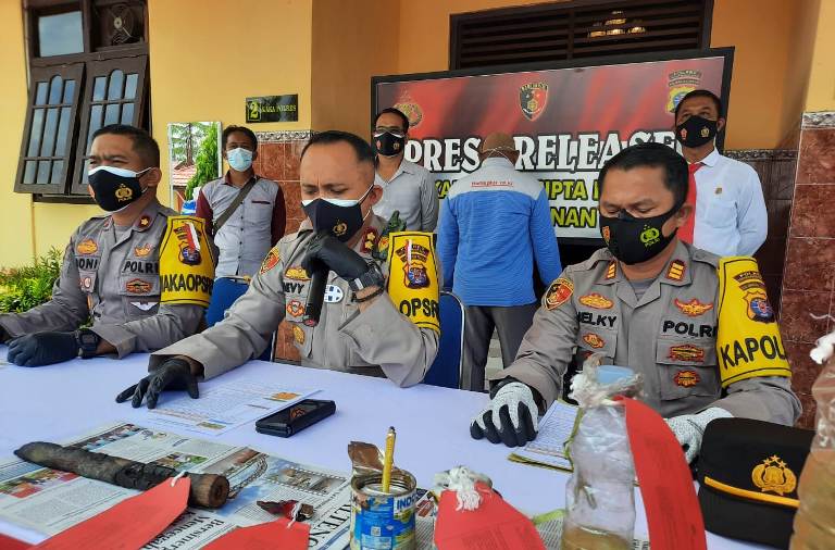 Polres Kobar Tetapkan Satu Orang Tersangka Karhutla