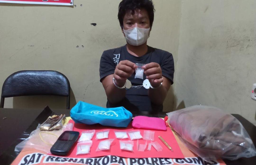 Pengedar Sabu Tewah Dibekuk Polisi