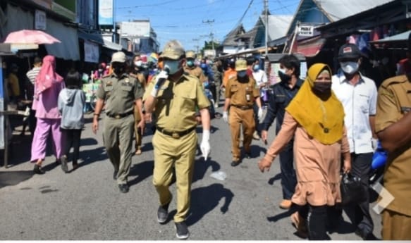 Bupati Turun Langsung Sosialisasi Prokes