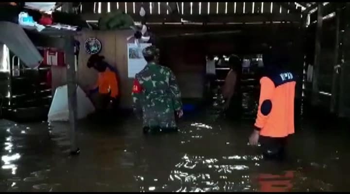 Banjir di Aruta Meluas, 7 Desa Terendam 