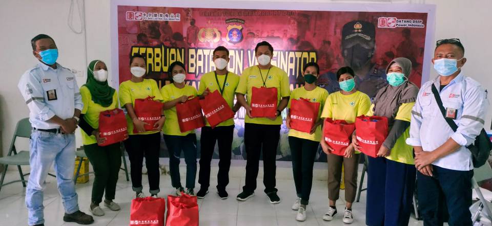 PT SLK Vaksinasi 583 Orang dan Bantu Vaksinator