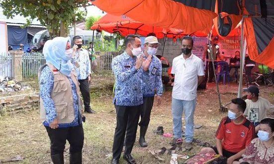 Wali Kota Cek Kondisi Korban Banjir di Posko
