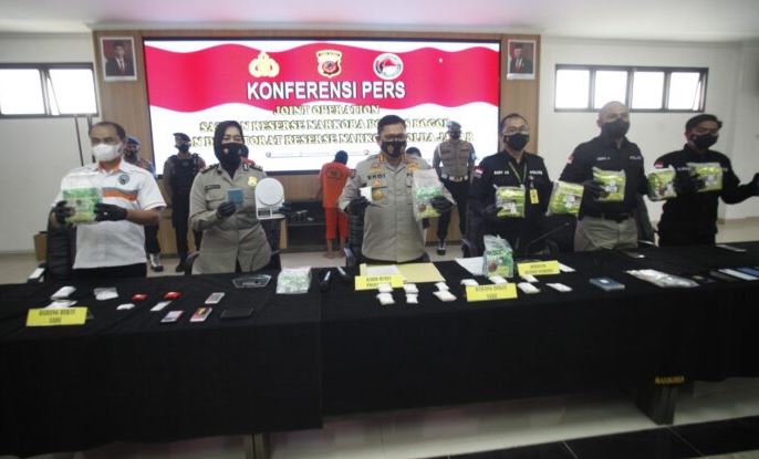 Komplotan Penyelundup 5,4 Kg Sabu Diringkus Polisi