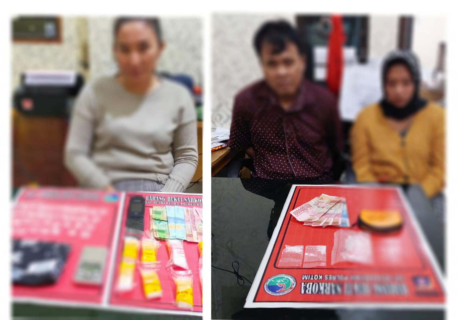 Sehari, Tiga Pengedar Sabu Sampit Diringkus Polisi