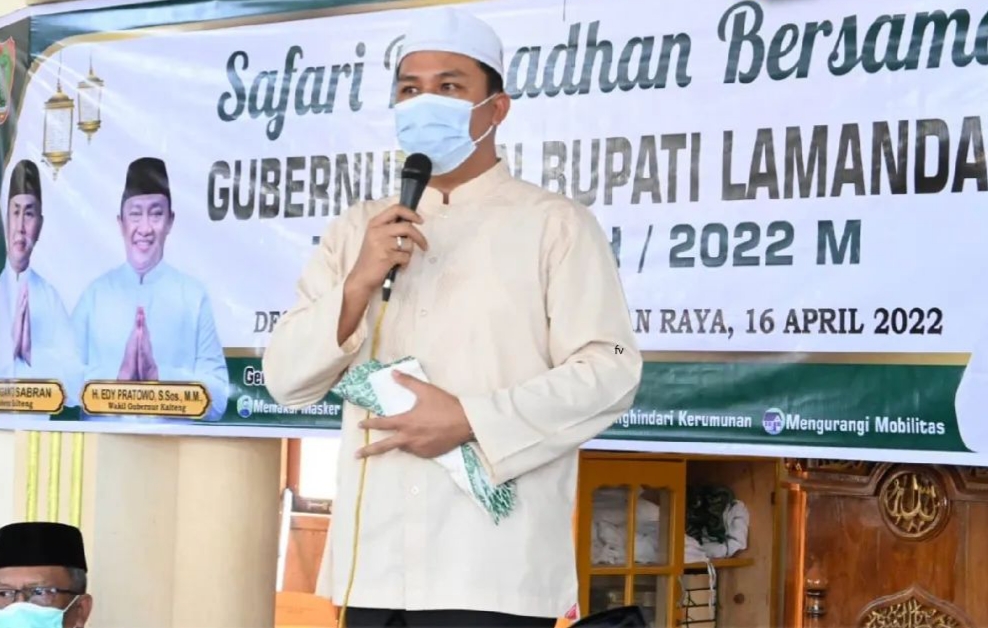 Wagub Kalteng Sapa Warga Belantikan Raya