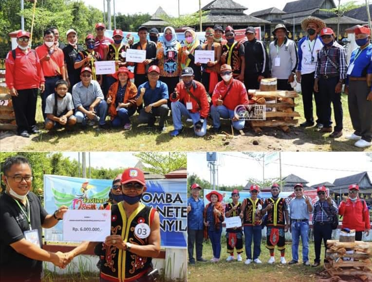 Mura Raih Juara I Lomba Menebang Kayu