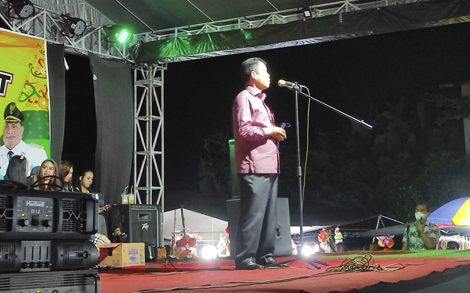 Bupati Katingan  Buka Pasar Rakyat 